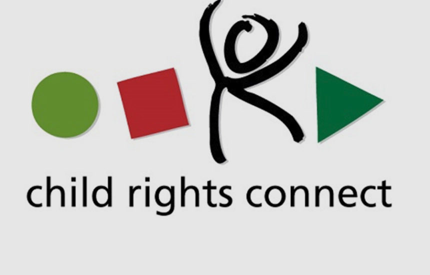 Child Rights Connect Logo with gray background