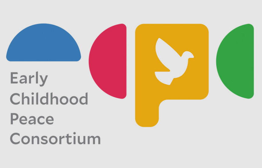 Early Childhood Peace Consortium Logo with gray background