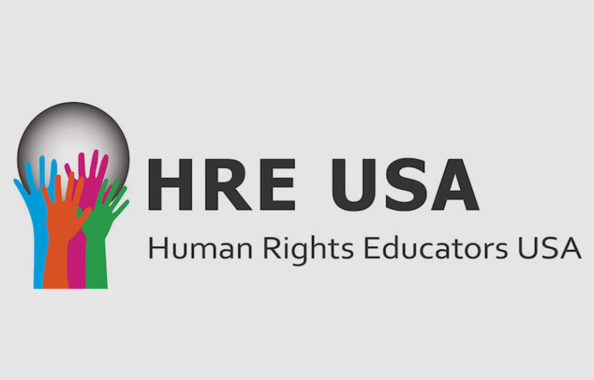 HRE USA Logo with gray background