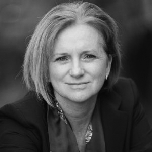 Black and White Headshot of Cathy Casserly