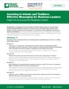 Cover of "Investing in Infants and Toddlers."