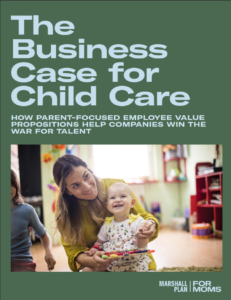 Cover of the report "Business Case for Child Care."