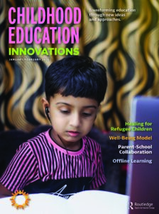 Cover of January 2026 issue of Childhood Education Innovations